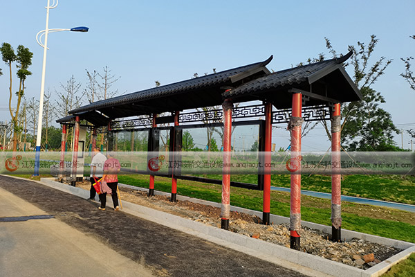 仿古公交站牌候車(chē)亭廠(chǎng)家
