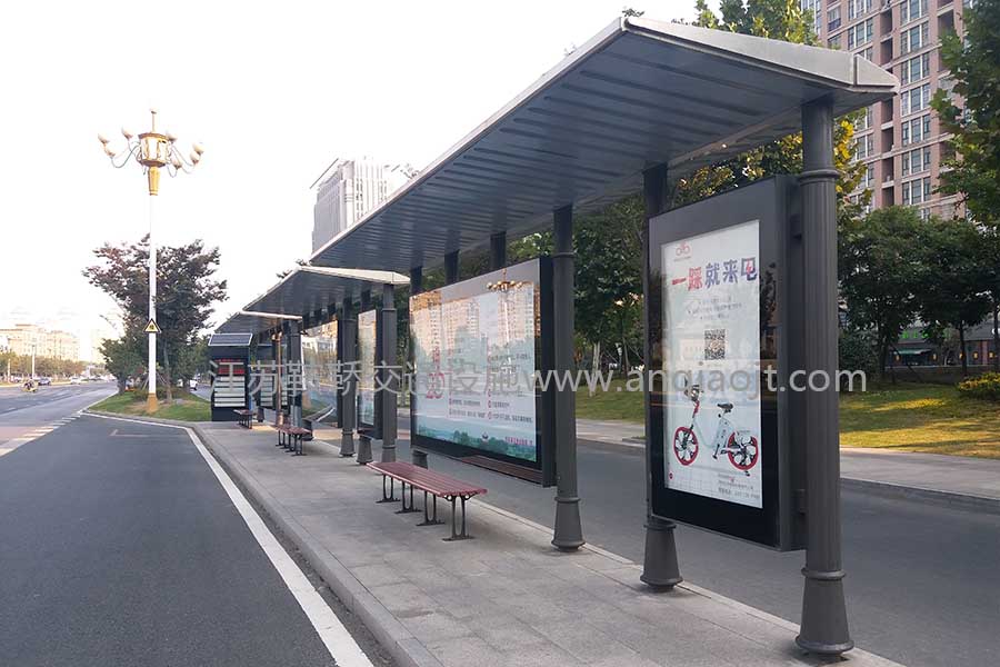 湖南長(cháng)沙羅馬柱仿古候車(chē)亭案例
